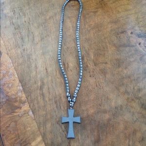 Black onyx cross